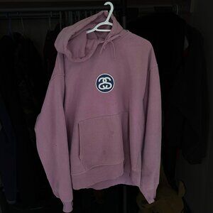 Pink Stussy Skate Hoodie